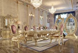 Formal dining room sets, with sleek modern lines or fine traditional detailing, elegantly designed and to be the centerpiece of your dining room and formal entertaining. Homey Design Hd 8086 Long Raisa Formal Dining Room Set Dallas Designer Furniture