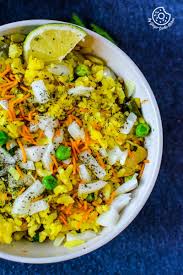 Indori Poha Recipe Beaten Rice Fry Recipe Recipe Poha Recipe Vegetarian Cuisine Recipes