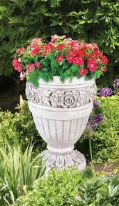 Large enough to accommodate 12.7 gallons of soil for growing your favorite juice or smoothie ingredients, it's also compact enough the product also works well as an elevated flower box planter. Large Flower Planter By Henri Studio 8853 Apollo Statuary Statues Pedestals Planters Fountains And Much More