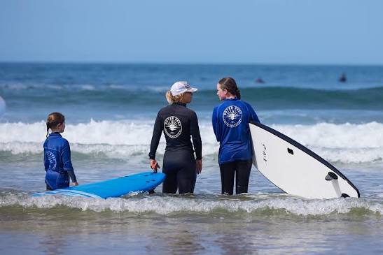 Surf lesson coaching in Pembrokeshire