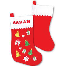 Get stockings large deals with coupon and discount code! Large Felt Christmas Stockings Baker Ross