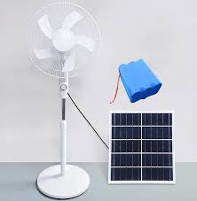 ABANICO SOLAR RECARGABLE DE 16 PULGADAS MD-12103 – MercaTodo