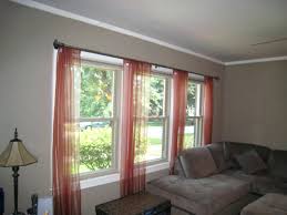 Curtains For Two Windows Close Together Medium Size Of Panel Window Curtain Ideas B Living Room Windows Large Windows Living Room Window Treatments Living Room