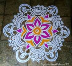 Muggu Muggu Colorful Rangoli Designs Rangoli Colours Mandala Design