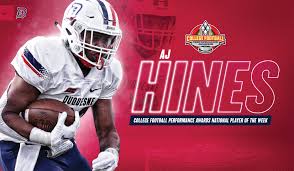 Congratulations to A.J. Hines who was...