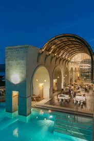Blue Palace Resort Spa Set On Crete S Palace Resorts Resort Pools Resort