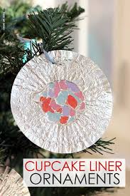 Cupcake Liner Ornaments Inspired By Too Many Tamales Diy Christmas Ornaments Christmas Crafts Diy Christmas Activities For Kids