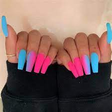 Diseños de uñas acrilicas de colores. Unas Acrilicas De Colores Fosforescentes Dangerous False Nails En 2020 Unas Fosforescentes Al Utilizar Unas Acrilicas Podemos Llegar A Debilitar Las Propias E Impedir Su Correcto Crecimiento Liaz Labial