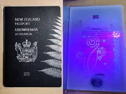Your renewed new zealand passport will cost you nz$180 if posting to new zealand or nz$156.52 if to sydney or to london. My Proud New Zealand Passport And The Biometric Page Under Uv Light Passportporn