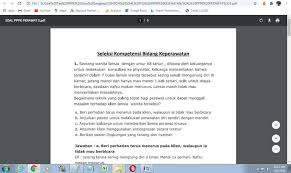 Yang dinyatakan lulus tes kesehatan dan wawancara s1 soal kom 3 dengan jawaban. Contoh Soal Tes Pppk Bidang Keperawatan Dan Jawabannya Antapedia Com