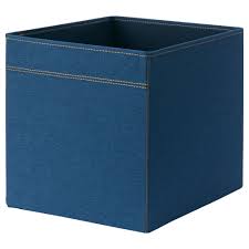 Ikea Drona Box Blue Denim Perfect For Everything From Newspapers To Clothes Easy To Pull Out As The Box Has Kallax Shelving Unit Ikea Storage Boxes Ikea