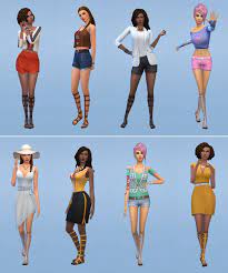 The sims is the most popular life simulation game in existence, with well over 200 million co. Netz A Porter Outfits Ready To Wear For Your Sims No Cc Required Sims 4 Clothing Sims Sims 4 Characters