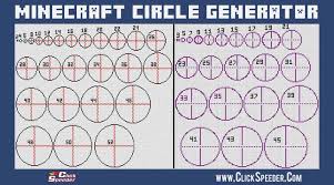 Tombs, towers, chimneys are all created with the help of circle generator. Pixel Circle Generator Minecraft Circle Generator