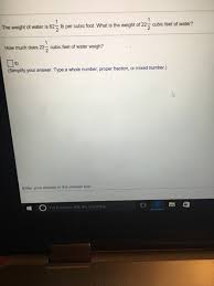 Longitudinal shrinkage parallel to the grain is generally quite small. The Weight Of Water Is 62 1 2 Lb Per Cubic Foot What Chegg Com