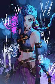 шв А W г ^ / LoL art :: yeurei :: Arcane (LoL) :: Jinx :: Anime Artist  (Аниме арт, Аниме-арт) :: League of Legends (Лига Легенд) :: artist ::  фэндомы / картинки, гифки, прикольные комиксы, интересные статьи по теме.