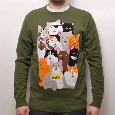 Maybe you would like to learn more about one of these? Enjoi Skateboards Enjoi Itty Bitty Kitty Sweater Army Green Sweatshirts Crews From Native Skate Store Uk