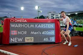 Although the 300m is not as common as the 400m. Norway S Warholm Breaks 29 Year Old 400m Hurdles World Record Cgtn