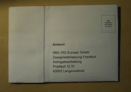 The royal bank of scotland (rbs; Kreditkartenantrag Genehmigt Rbs X Ite Card Erhalten