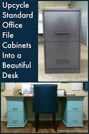 Diy Filing Cabinet Desk File Cabinet Desk Filing Cabinet Diy Office