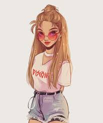 Pinterest Write Black Dessin Mignon De Fille Filles De Dessins Animes Et Idees Esquisses