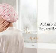 Amazon.com : Auban Shower Cap, Shower Cap for Women Terry ...