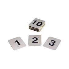 Check spelling or type a new query. Trenton Flat Adhesive Table Numbers Set Of 21 30 52x40mm Stainless Steel