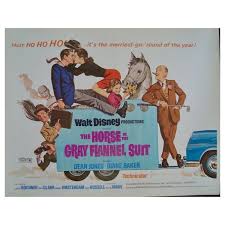 The Horse In The Gray Flannel Suit half sheet movie poster - illustraction  Gallery