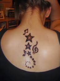 Since the application of tattoos is not generally accepted by the community, it is quite appropriate to have a small tattoo. 52 Best Small Music Tattoos And Designs Star Tattoo Designs Star Tattoos Tattoos