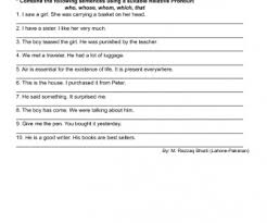 Relative clauses either help clarify who or what a sentence. Relative Pronouns Worksheet