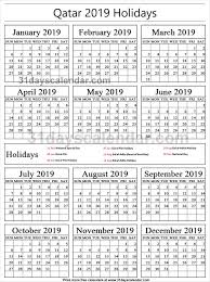 Qatar National Holidays 2019 Philippine Holidays Calendar 2019 Holidays National Holiday Calendar