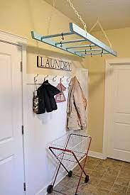 ladder laundry room creative home organization diy tv stands for 40 inch flat screen