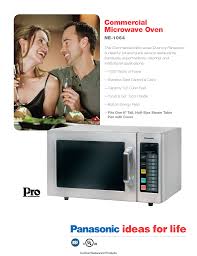 How does the microwave work? Panasonic Microwave Oven Ne 1064 User Manual Manualzz