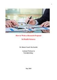 How to write a research proposal: Download Book How To Write A Research Proposal In Health Sciences Pdf Noor Library