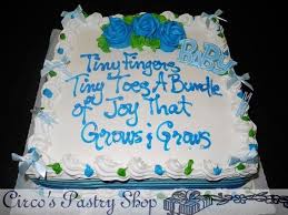 Pin By Char Bk On Let Them Eat Cake Baby Shower Cakes For Boys Baby Shower Sheet Cakes Birthday Sheet Cakes