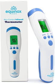 Take the thermometer out of its holder. Amazon Com Equinox Digital Forehead Thermometer Non Contact Touchless Adults Baby Thermometer Body Surface Room Instant Temperature Scanner Lcd Display Ideal For Whole Family Health Personal Care
