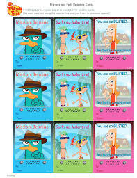 Http Family Disney Com Craft Phineas And Ferb Valentine Cards Phineas And Ferb Valentines Cards Cards