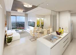Is your cooking space feeling a bit cramped? á‰ Comfortable Modern Bright White Studio Apartment Kitchen Design Fresh Design