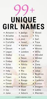Unique Girl Names Names Unique Unique Girl Names Baby Girl Names Uncommon Baby Girl Names