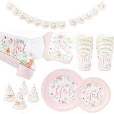 There are so many ways to approach the theme for a baby shower for a girl. Sparkle And Bash Hello Girl Baby Shower Decorations Bird Theme Pink Pk Of 24 Target