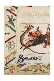The style has been mimicked countless times over the centuries. Bayeux Tapestry Embroidery Kit