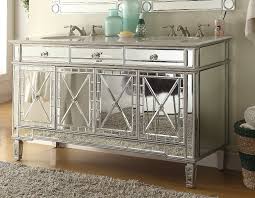 mirrored double vanity mirrored sink