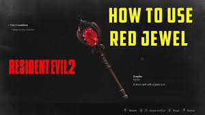 How To Use The Red Jewel Resident Evil 2 Remake In 2020 Red Jewel Resident Evil Evil