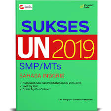 Soal un bahasa inggris smp 2019 dan pembahasannya pdf. Sukses Un 2019 Smp Mts Bahasa Inggris Shopee Indonesia
