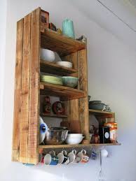 diy recycled pallet kitchen cabinet