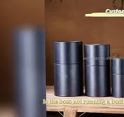 OEM/ODM Airtight Metal Tinplate Containers Food Grade Cylinder Tea Tin Box  for Tea Coffee Nuts Cookies Candy/Sugar Jars