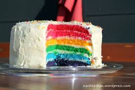 Kuchen In Farbe Und Bunt Nachgekocht
