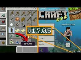 Minecraft is an online game that allows players to build constructions out of textured cubes in a . Review Minecraft Pe 1 7 0 5 Beta Oficial Apk Hay Escudos Minecraft Pe Minecraft Top Videos