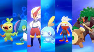 The pokémon of the galar region. Pokemon Sword And Shield Starter Evolutions Youtube