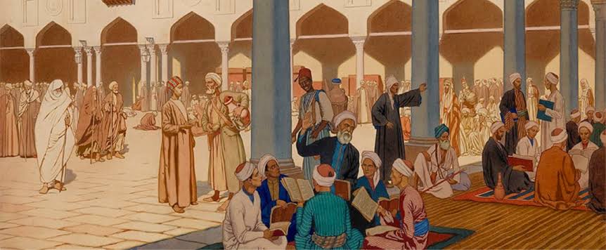 Historical Assemblies Formulating Ijma (Consensus), AI generated