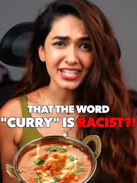 Indian Girl Talking about Curry